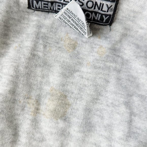 Vintage Members Only Kids Purple Gray Hooded Full Zip Jacket size 5 - Picture 8 of 10